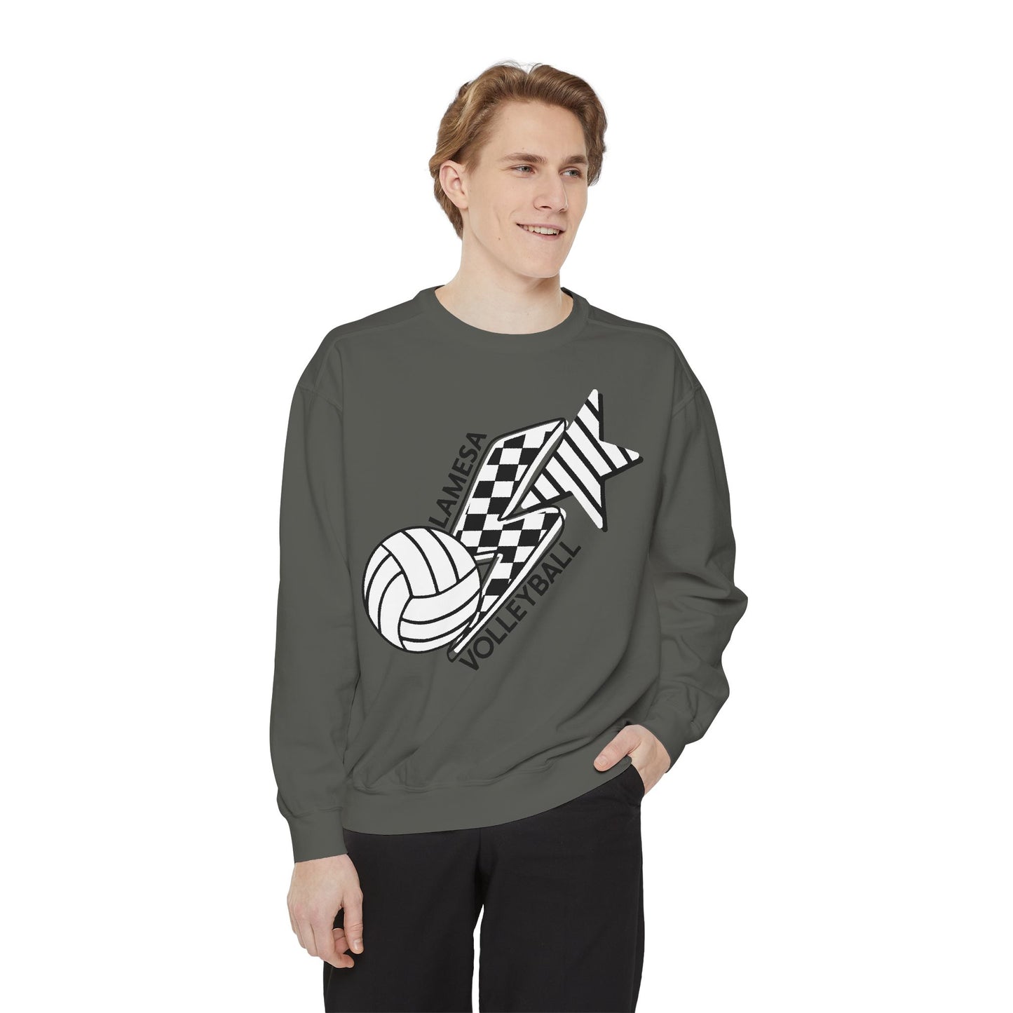 Lamesa Volleyball Checkerboard Star Sweatshirt