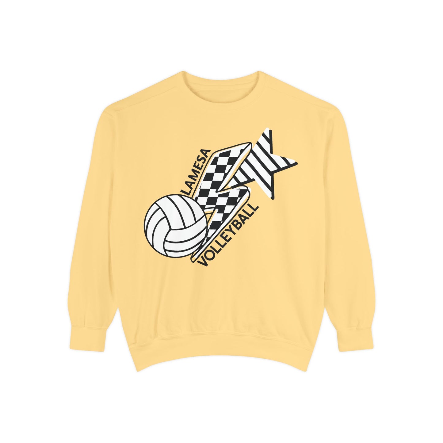Lamesa Volleyball Checkerboard Star Sweatshirt