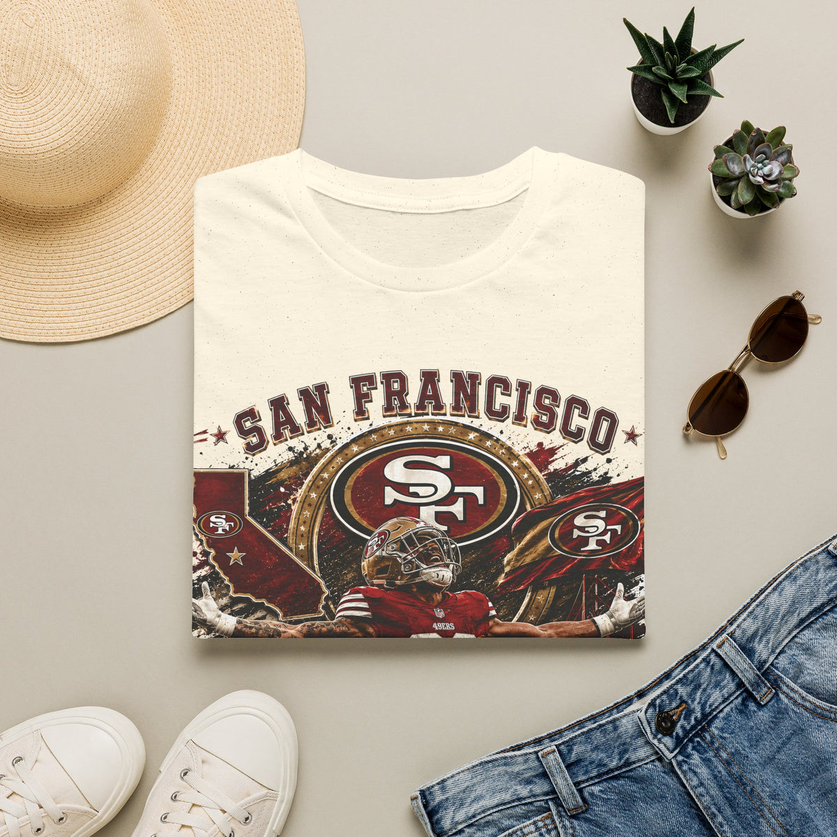 San Francisco 49ers Vintage Graphic T-Shirt