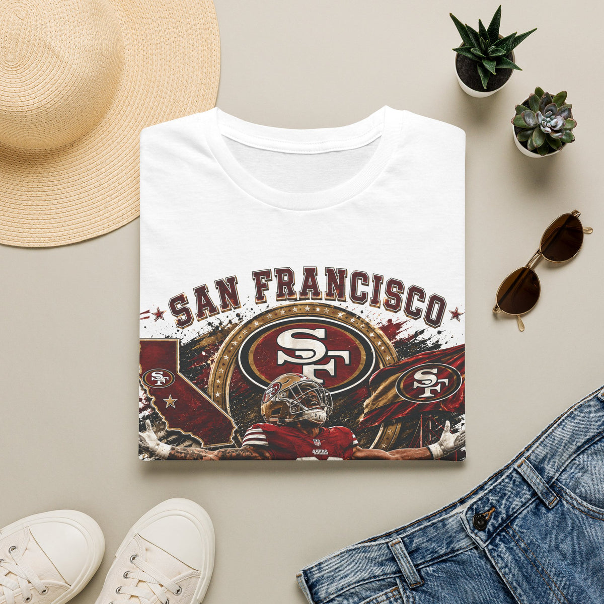 San Francisco 49ers Vintage Graphic T-Shirt