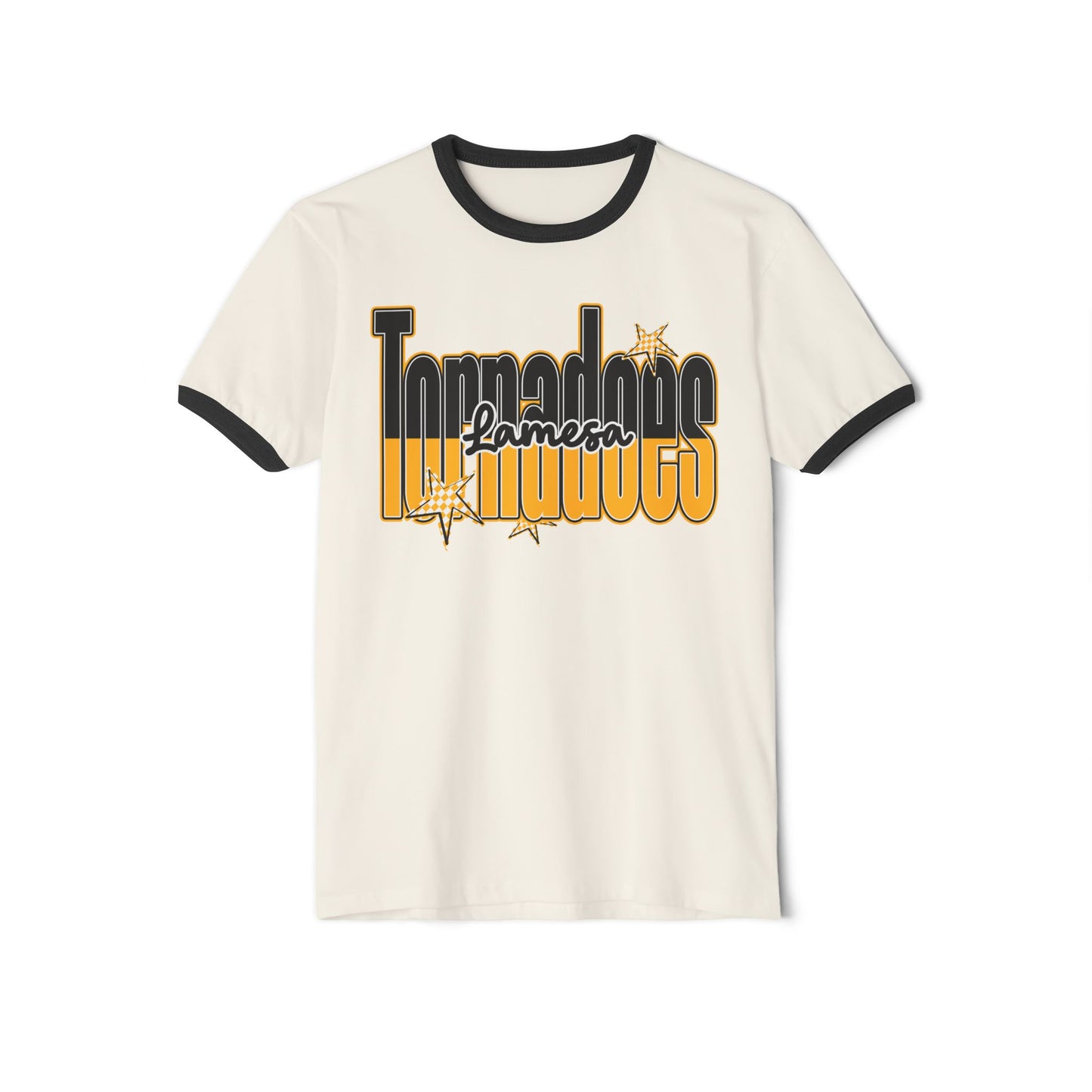 Tornadoes Lomoco Ringer T‑Shirt — Retro Storm Chaser Tee