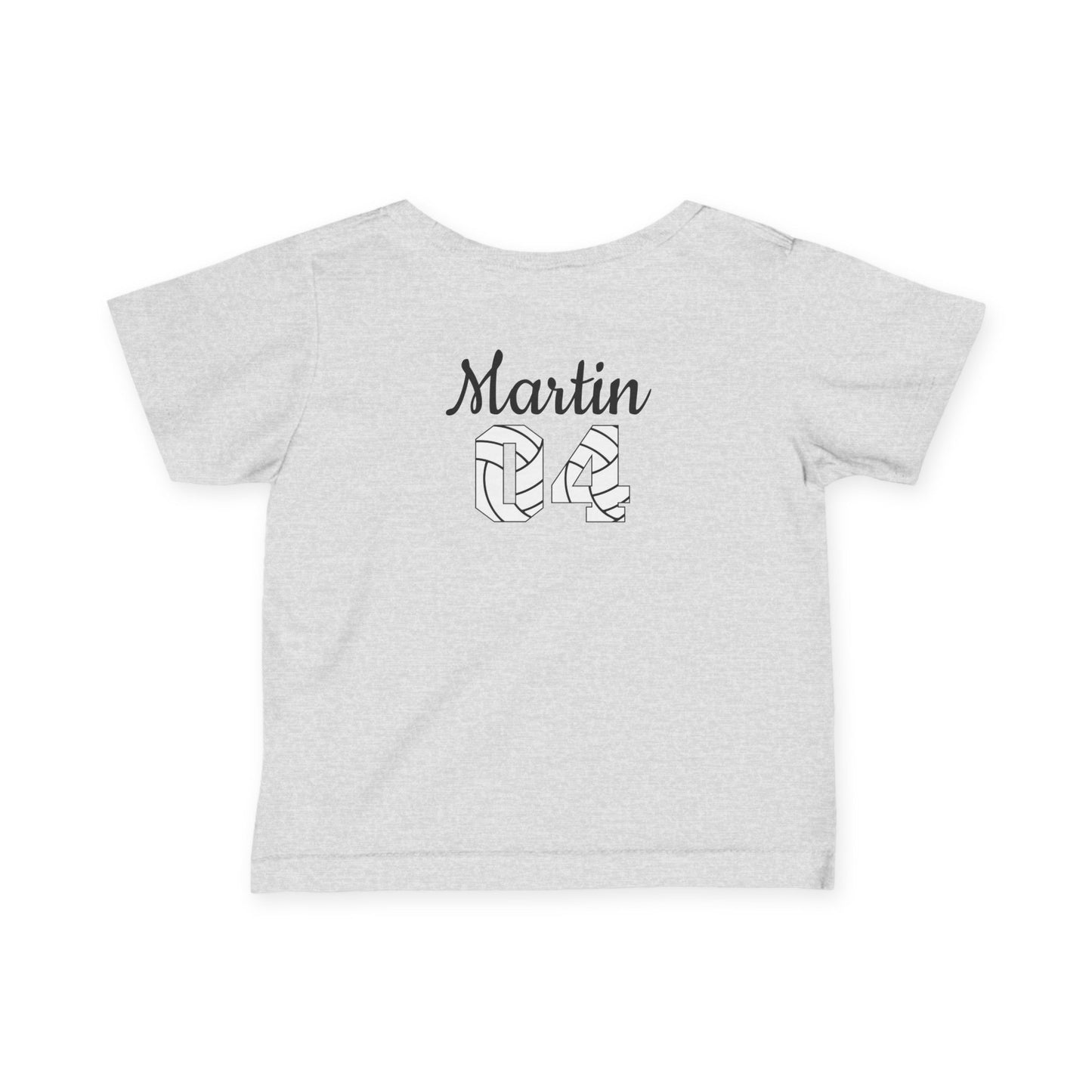 Infant Volleyball Niece Tee — Personalized Baby Volleyball Shirt