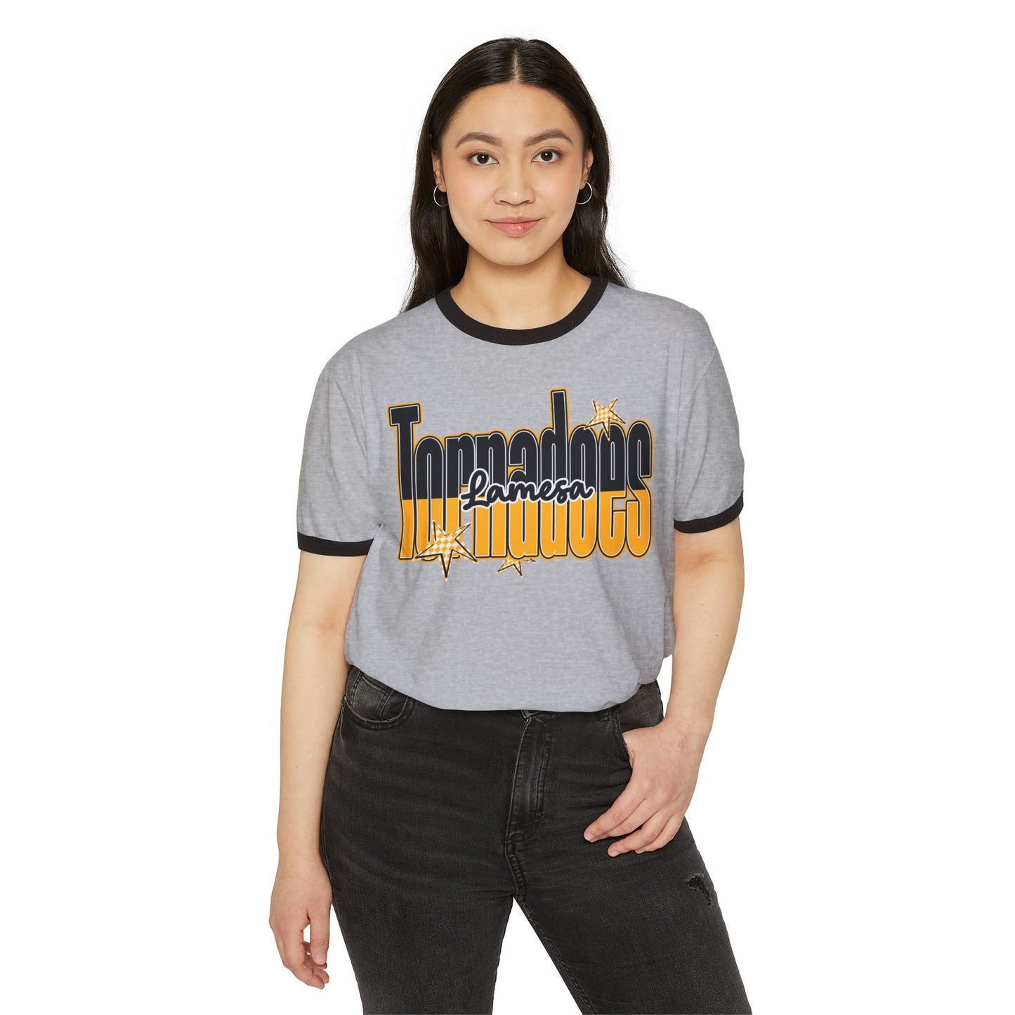 Tornadoes Lomoco Ringer T‑Shirt — Retro Storm Chaser Tee