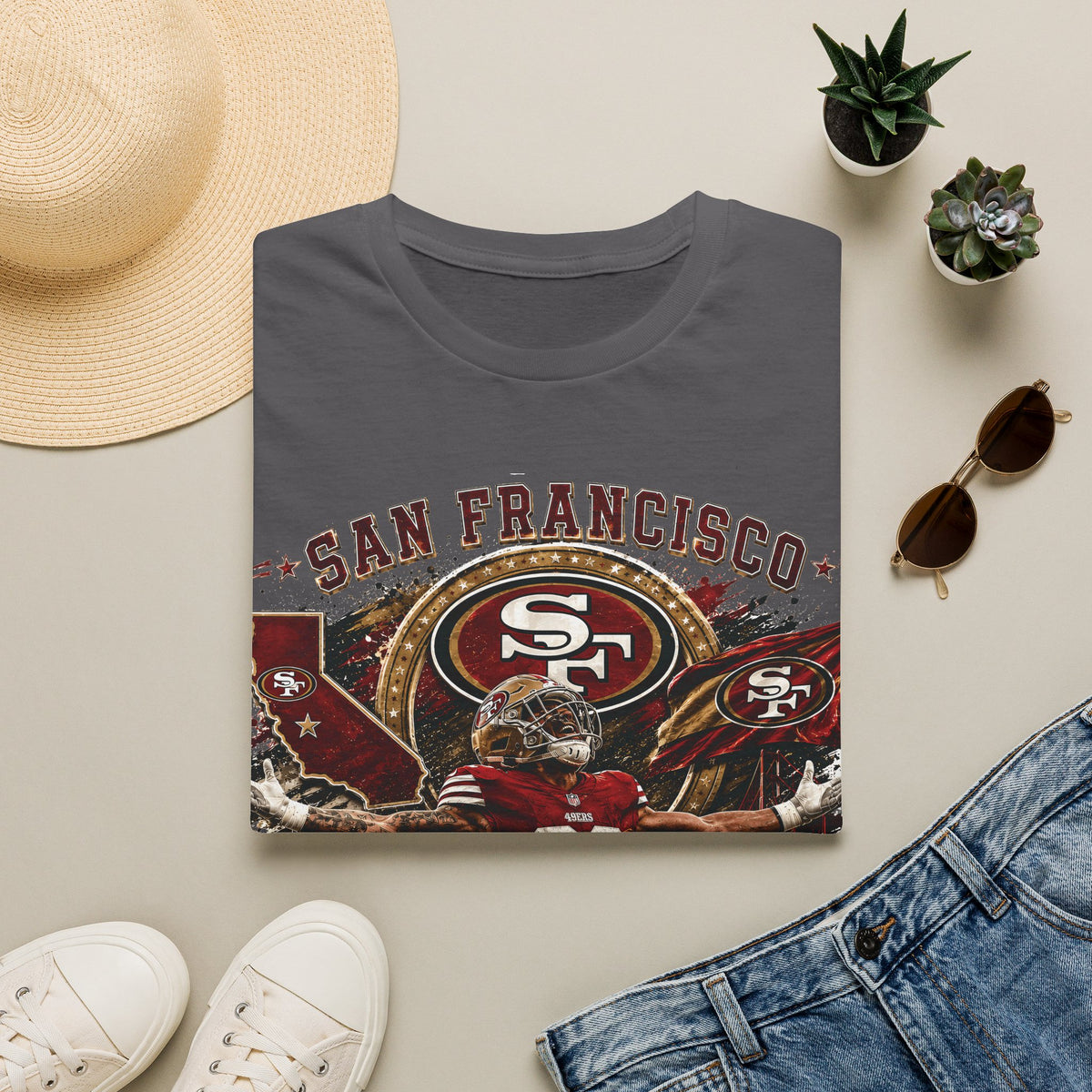 San Francisco 49ers Vintage Graphic T-Shirt