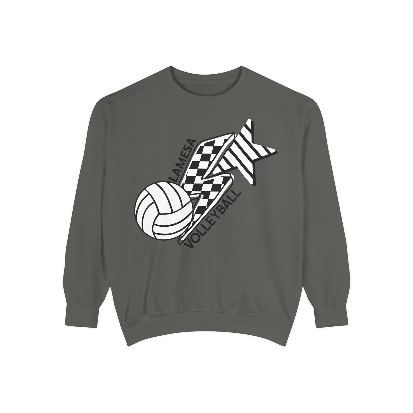 Lamesa Volleyball Checkerboard Star Sweatshirt