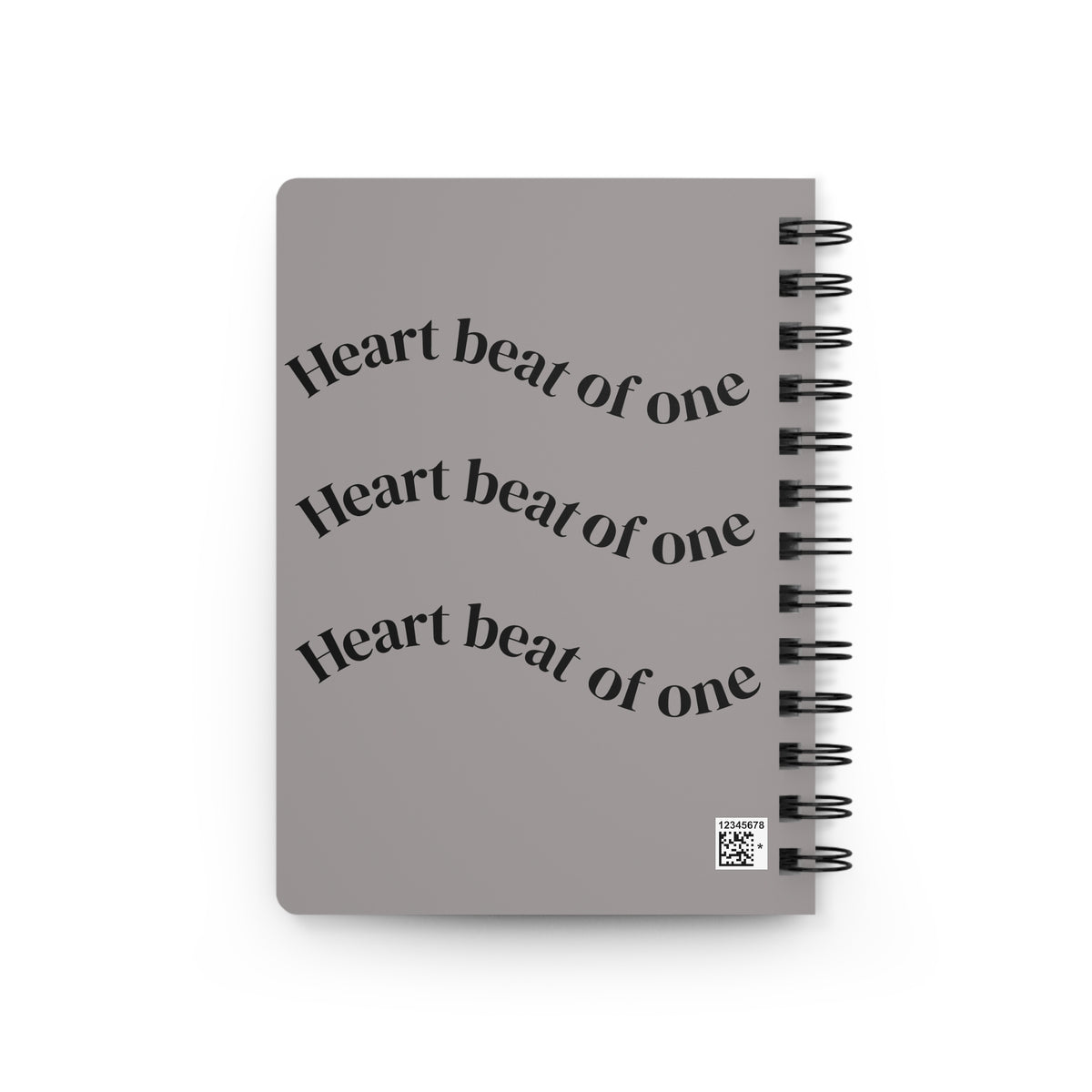 Heart Beat of One' Spiral Notebook