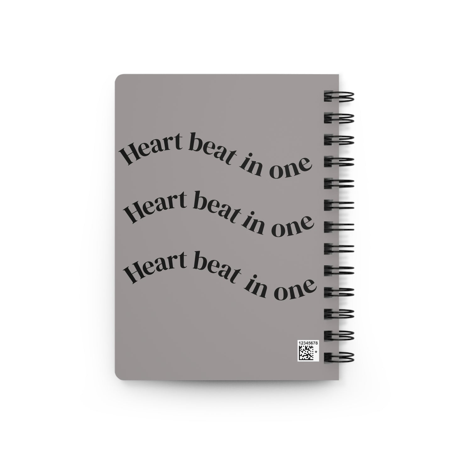 Heart Beat in One' Spiral Notebook