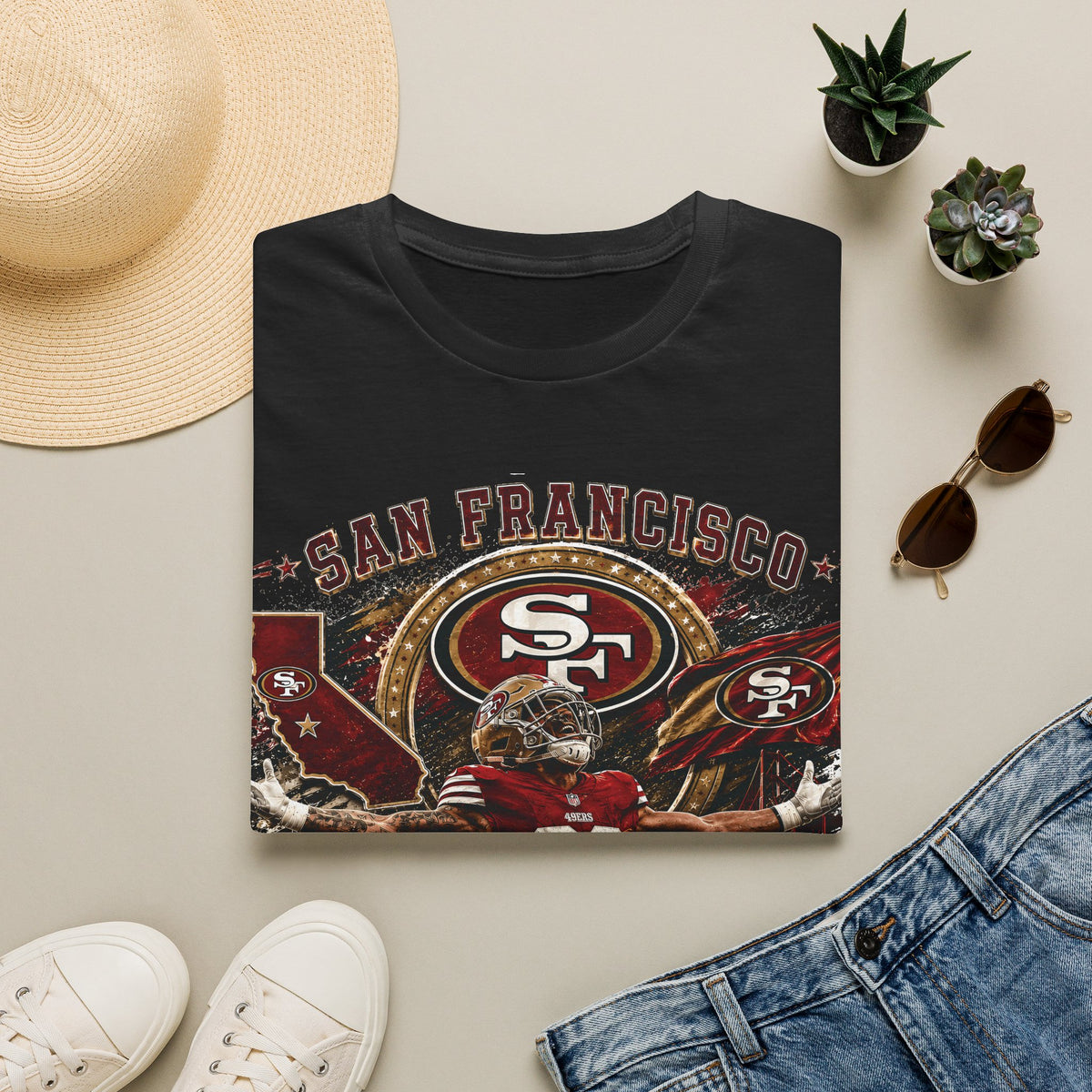 San Francisco 49ers Vintage Graphic T-Shirt