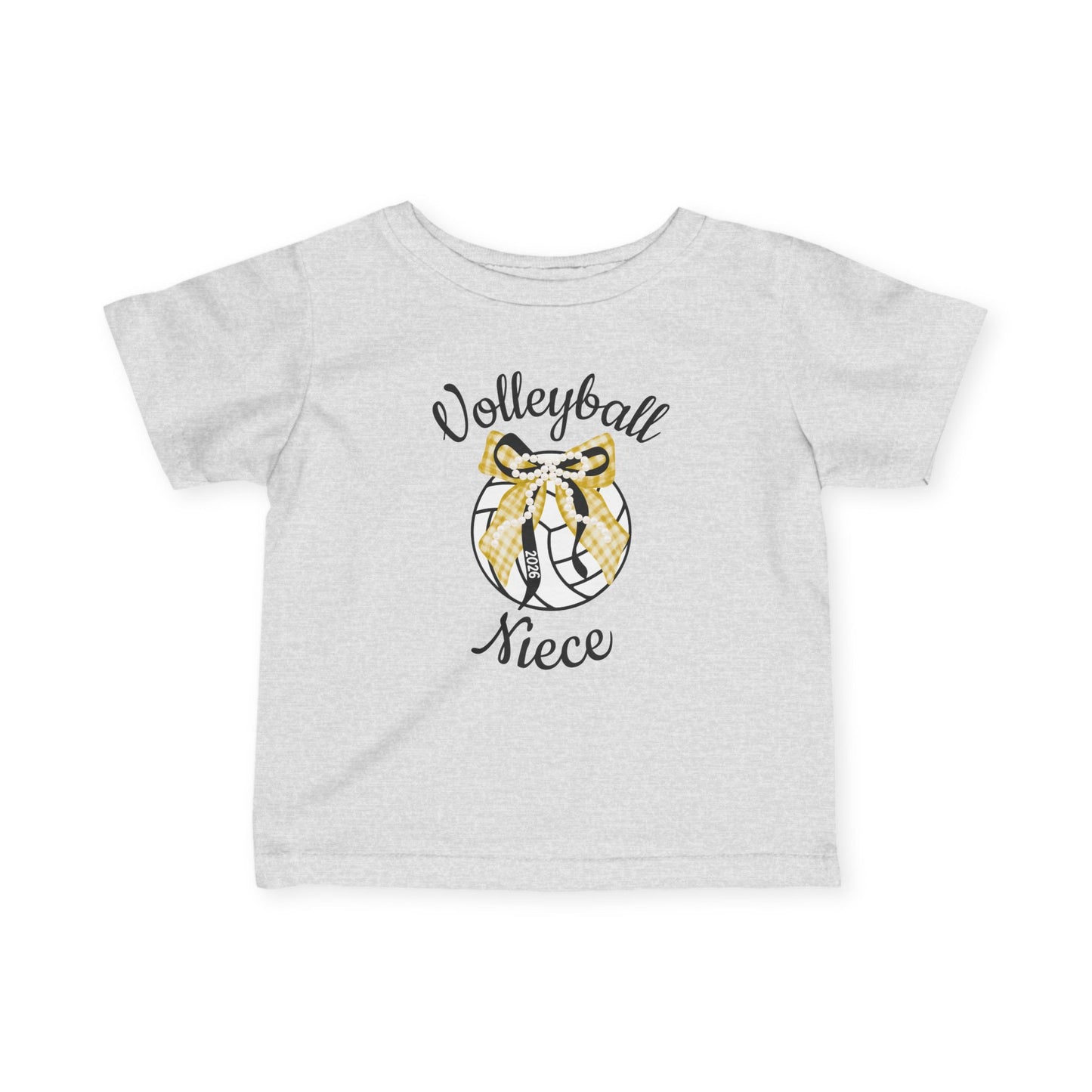 Infant Volleyball Niece Tee — Personalized Baby Volleyball Shirt