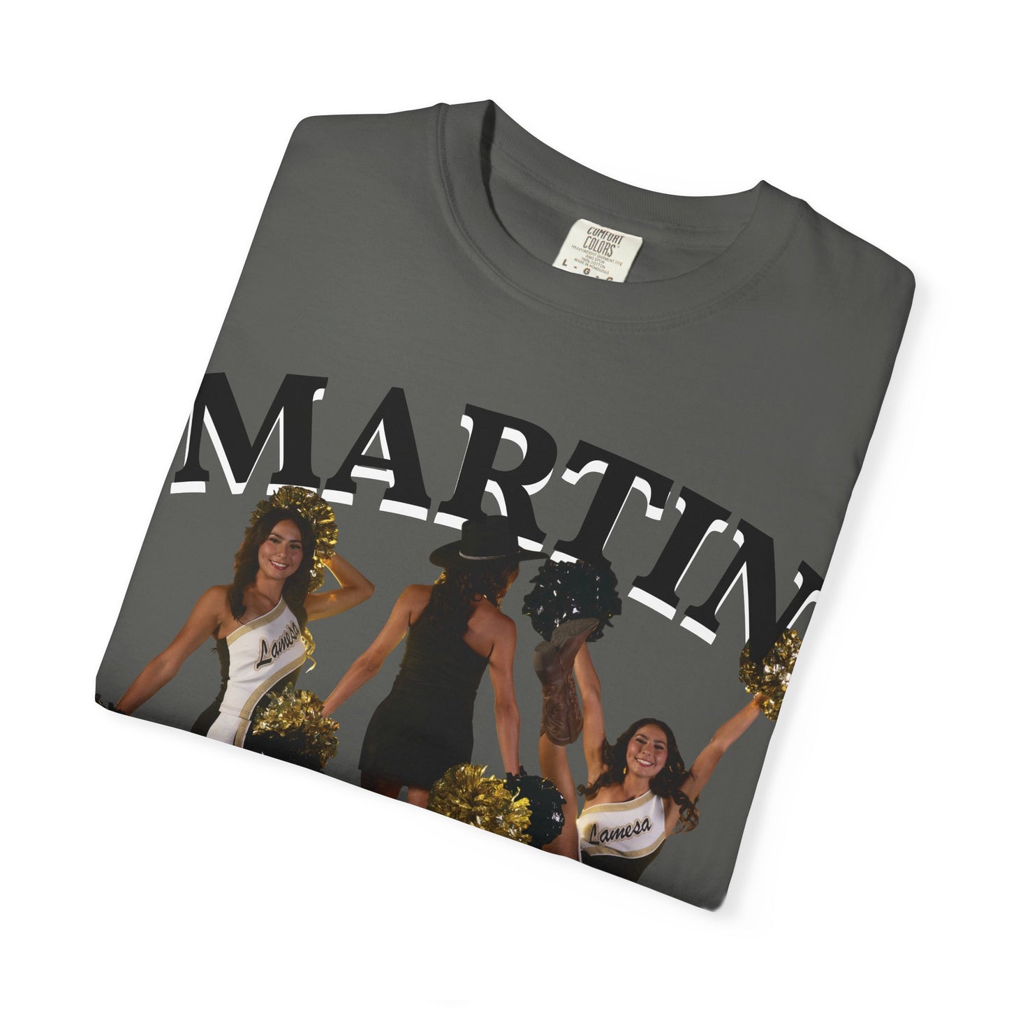 Cheerleader Photo Graphic T-Shirt — "Martin" Lamesa High School Spirit Tee